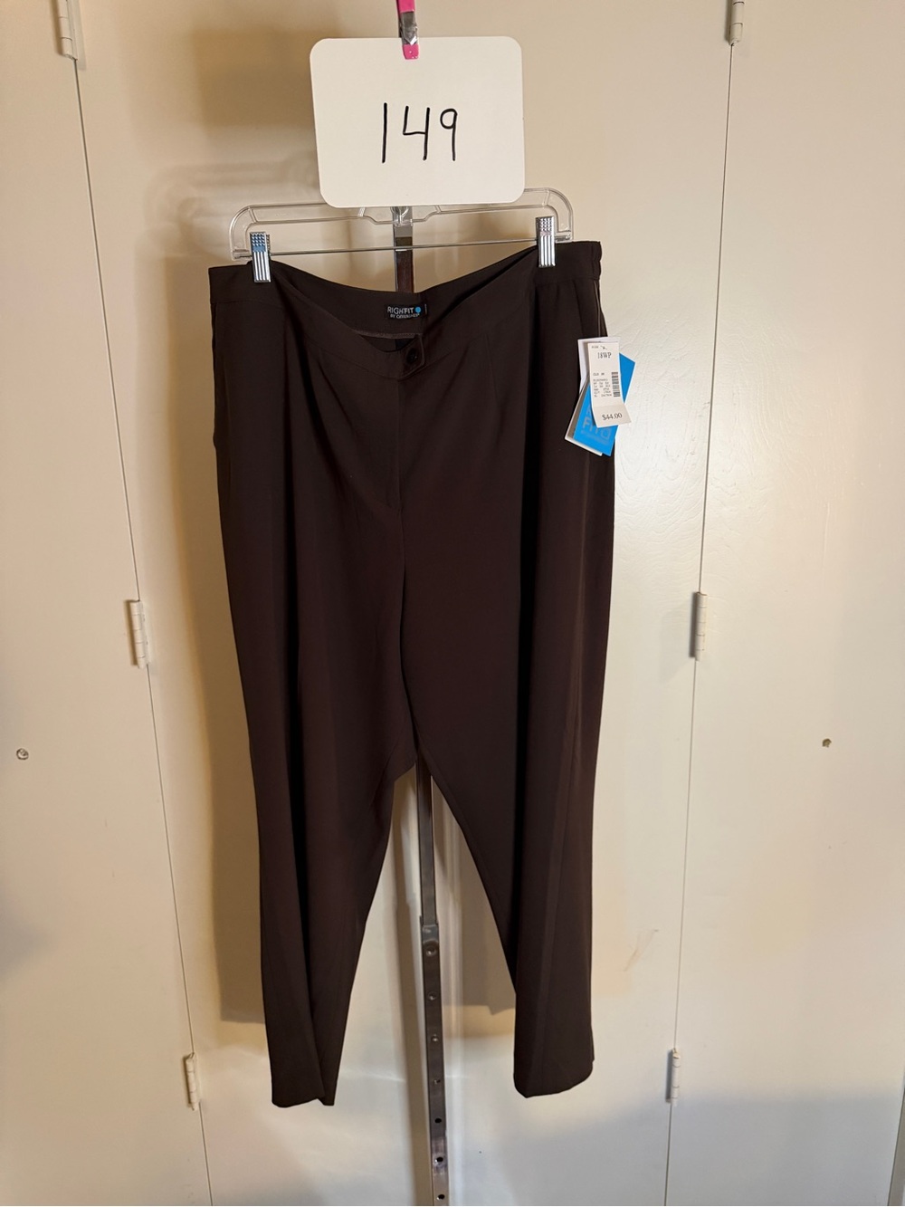 Catherines Brown Straight-Leg Women’s Pants
